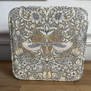 Morris & Co. Jewelry Box 6x6x2.75 in - Strawberry Thief NWT